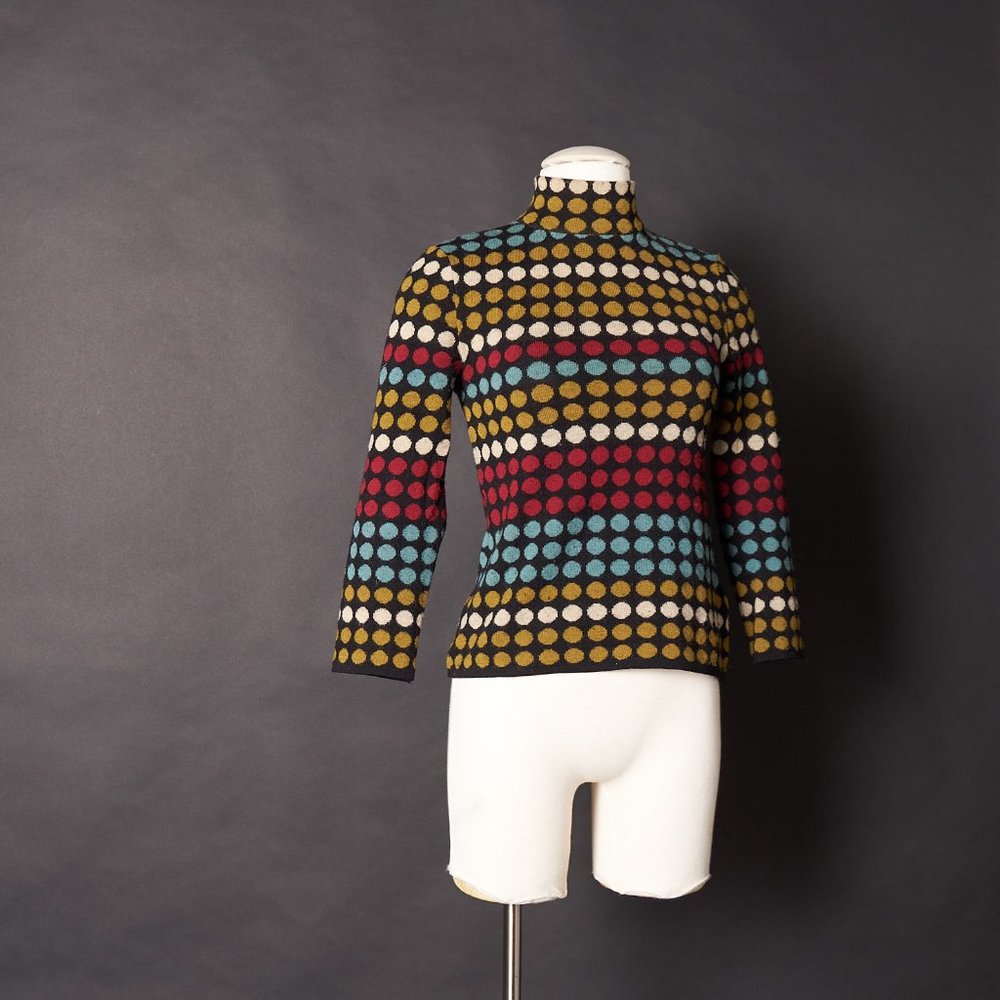 Vintage Jocomomola Mock Neck Sweater
